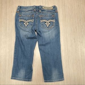 Women’s Rock Revival Angela Capri Size 26 Denim Jean